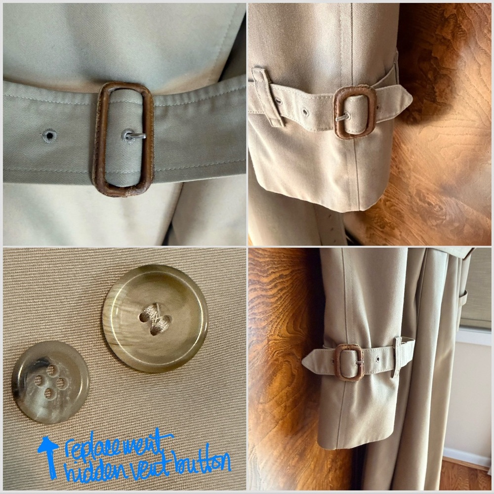Vintage Burberrys Nova Check Trench Coat
Size 20 Long/XL Timeless Classic - Picture 11 of 16